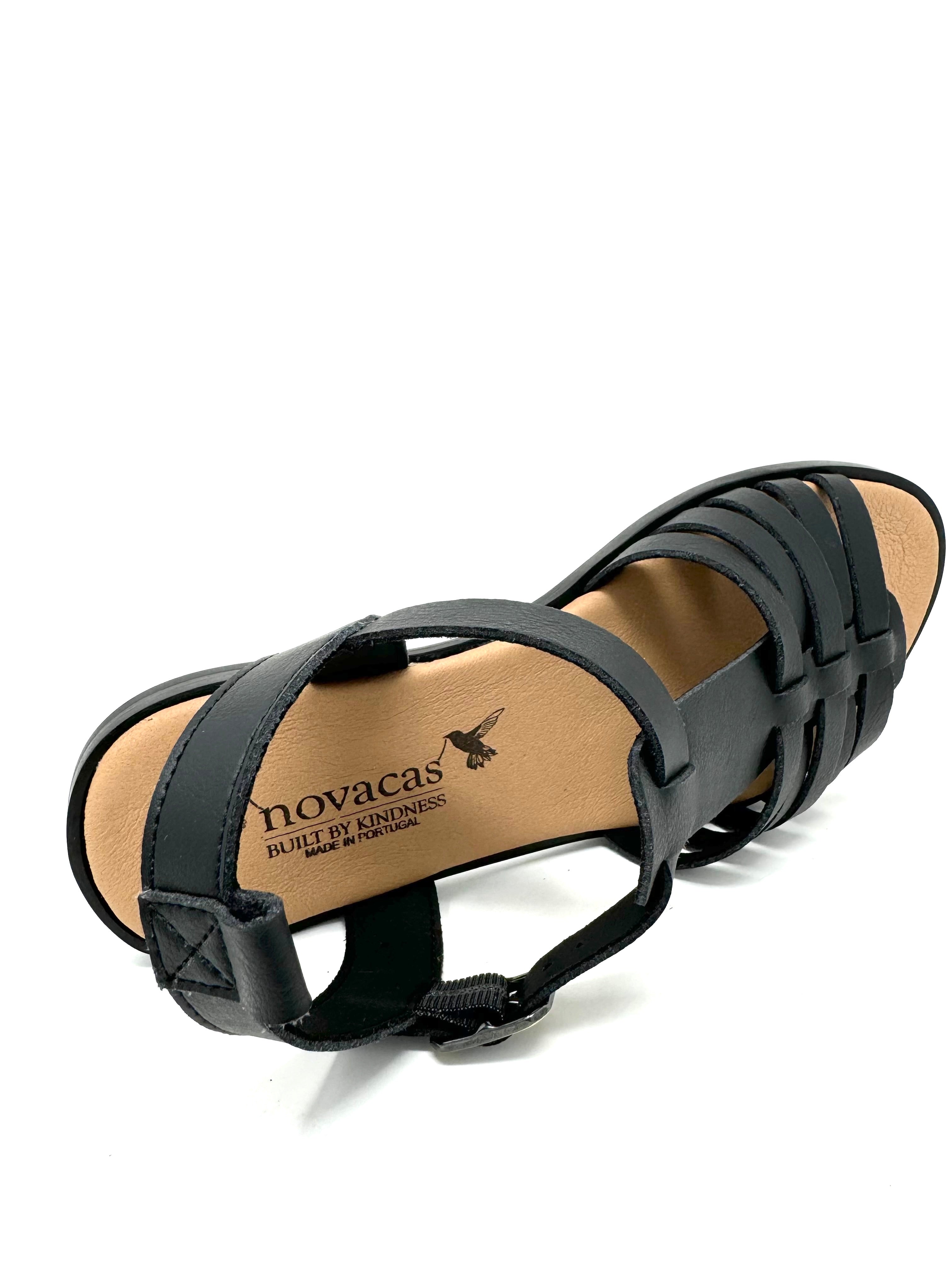 Alexandra Sandal in Black from Novacas