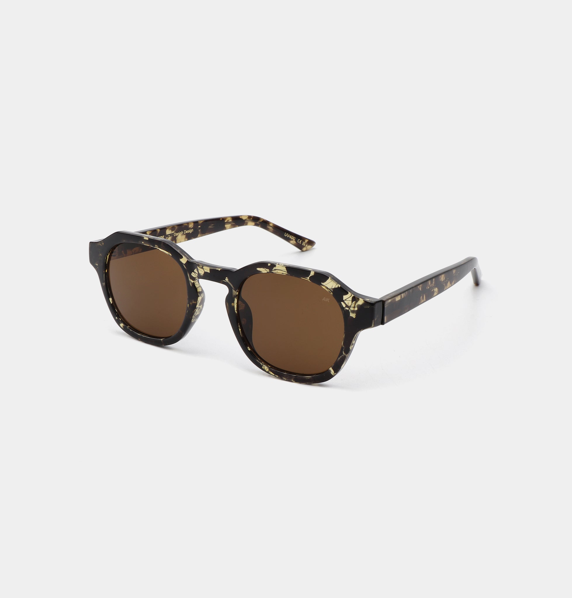 Zan Sunglasses in Black Yellow Transparent from A. Kjaerbede