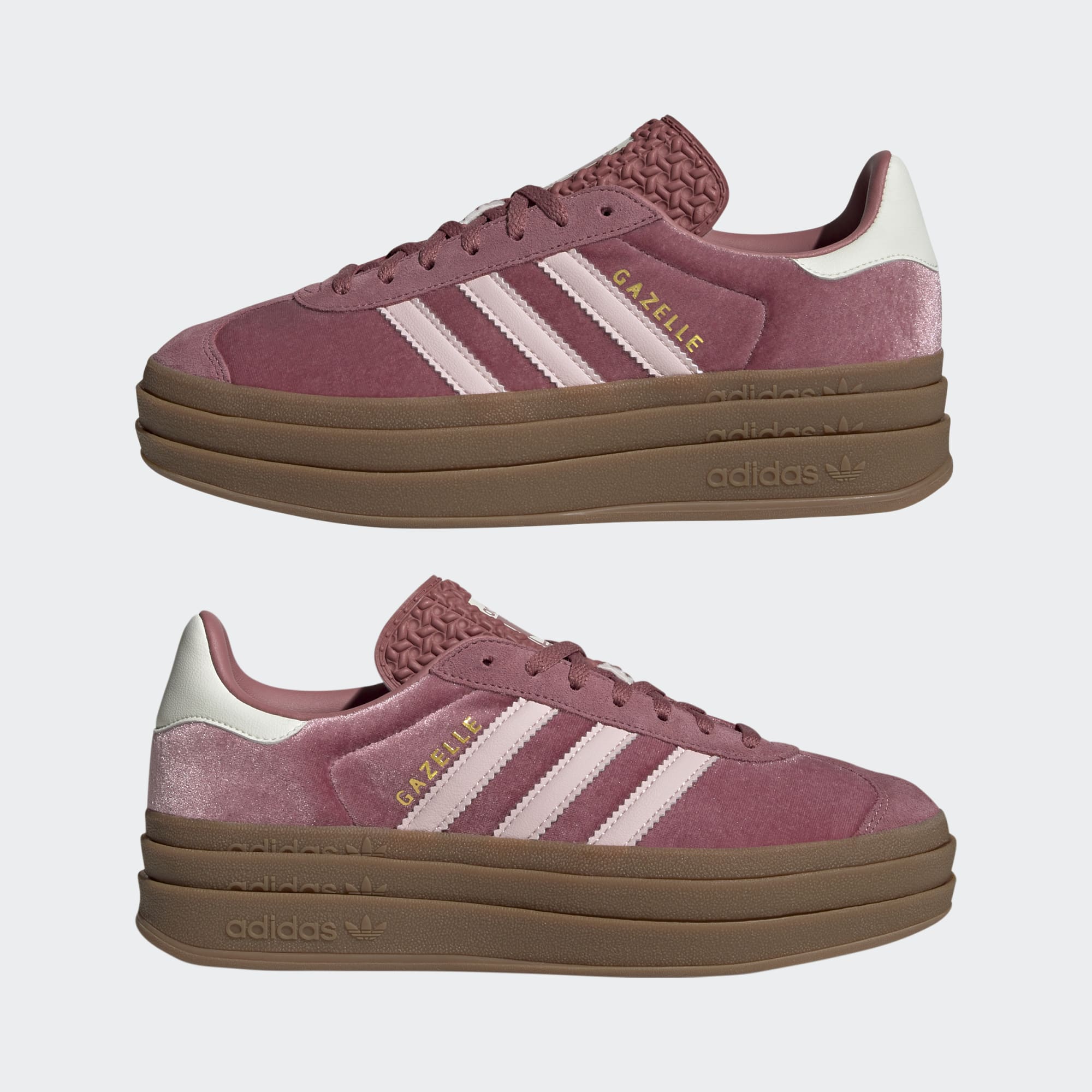 Adidas - Gazelle Bold Sandy Pink Velvet