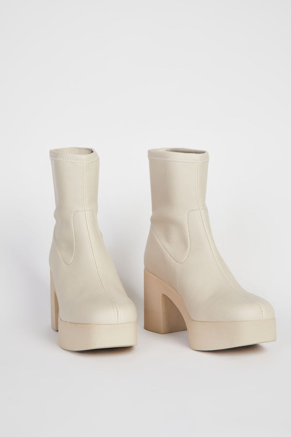 Marlowe Boot in Cream from Intentionally Blank