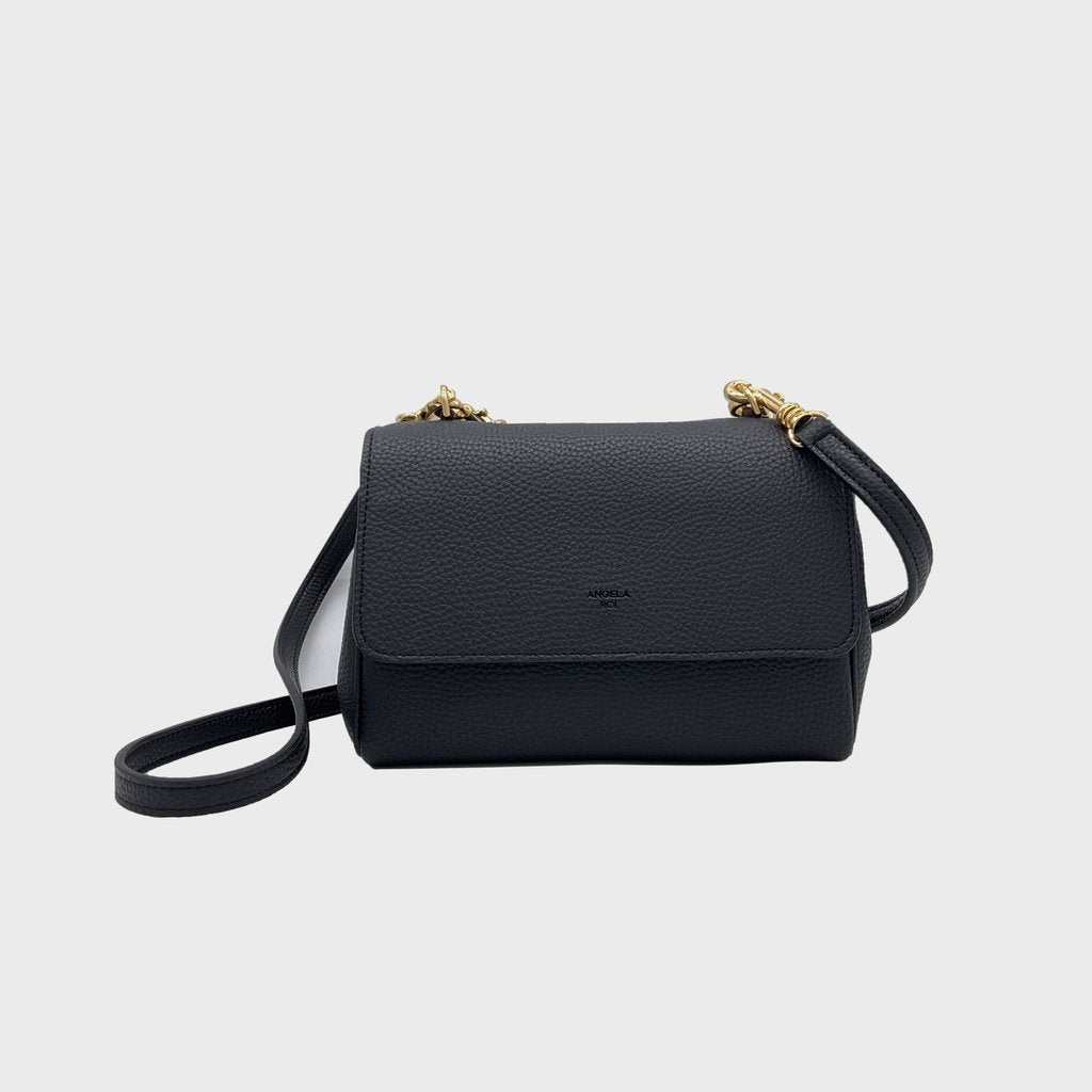 Eloise Soft Satchel in Black from Angela Roi