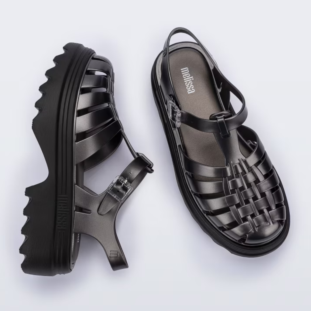 Possession Platform in Black/Silver from Melissa