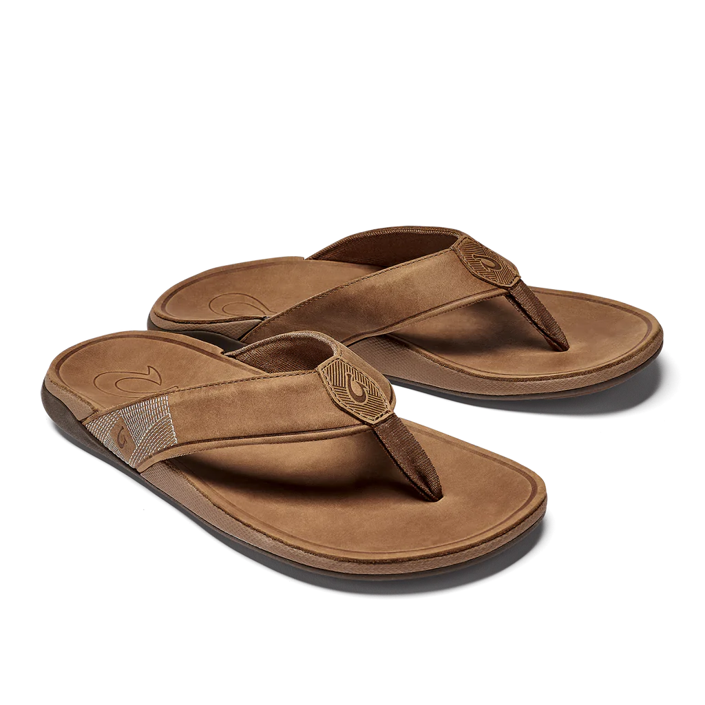 OLUKAI MEN'S TUAHINE SANDAL - TOFFEE