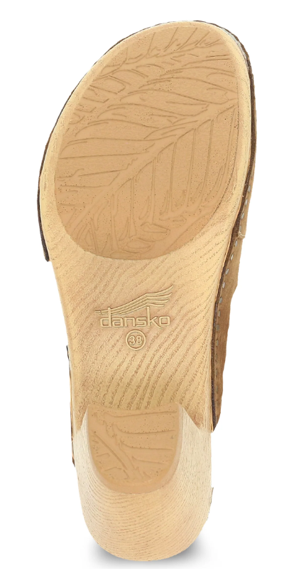 DANSKO WOMENS TAYTUM -TAN MILLED NUBUCK