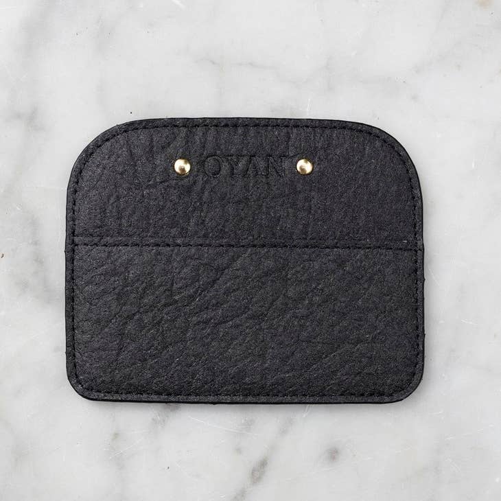 Piatex Cardholder in Charcoal from OYAN