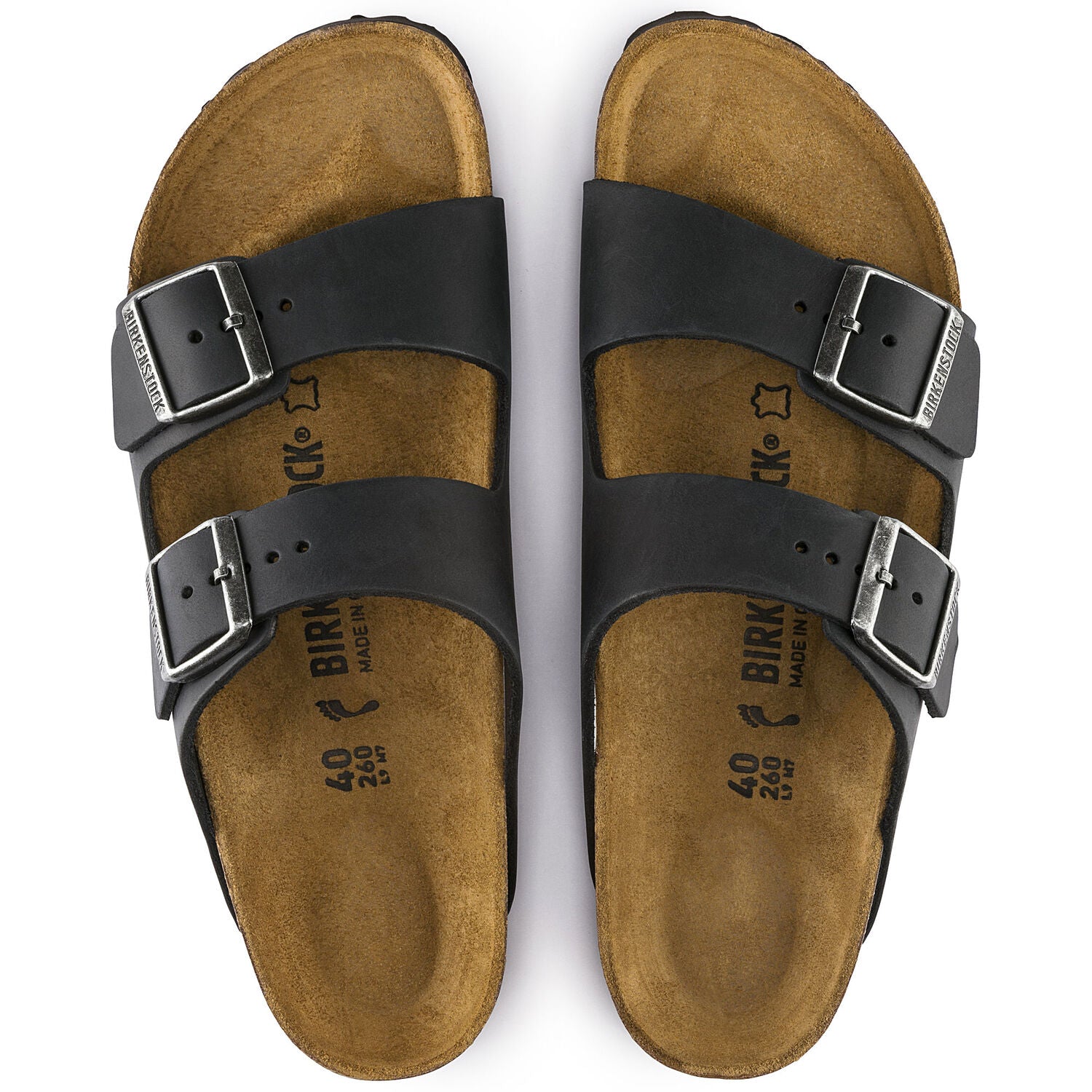 Birkenstock - Arizona Oiled Leather Black 0552111