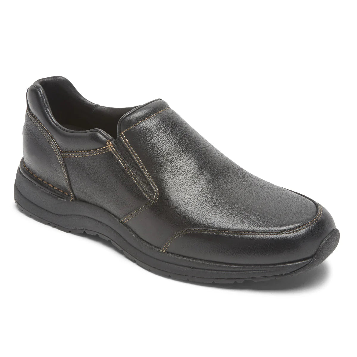 ROCKPORT MEN'S EDGE HILL 2 DOUBLE GORE SLIP-ON - BLACK