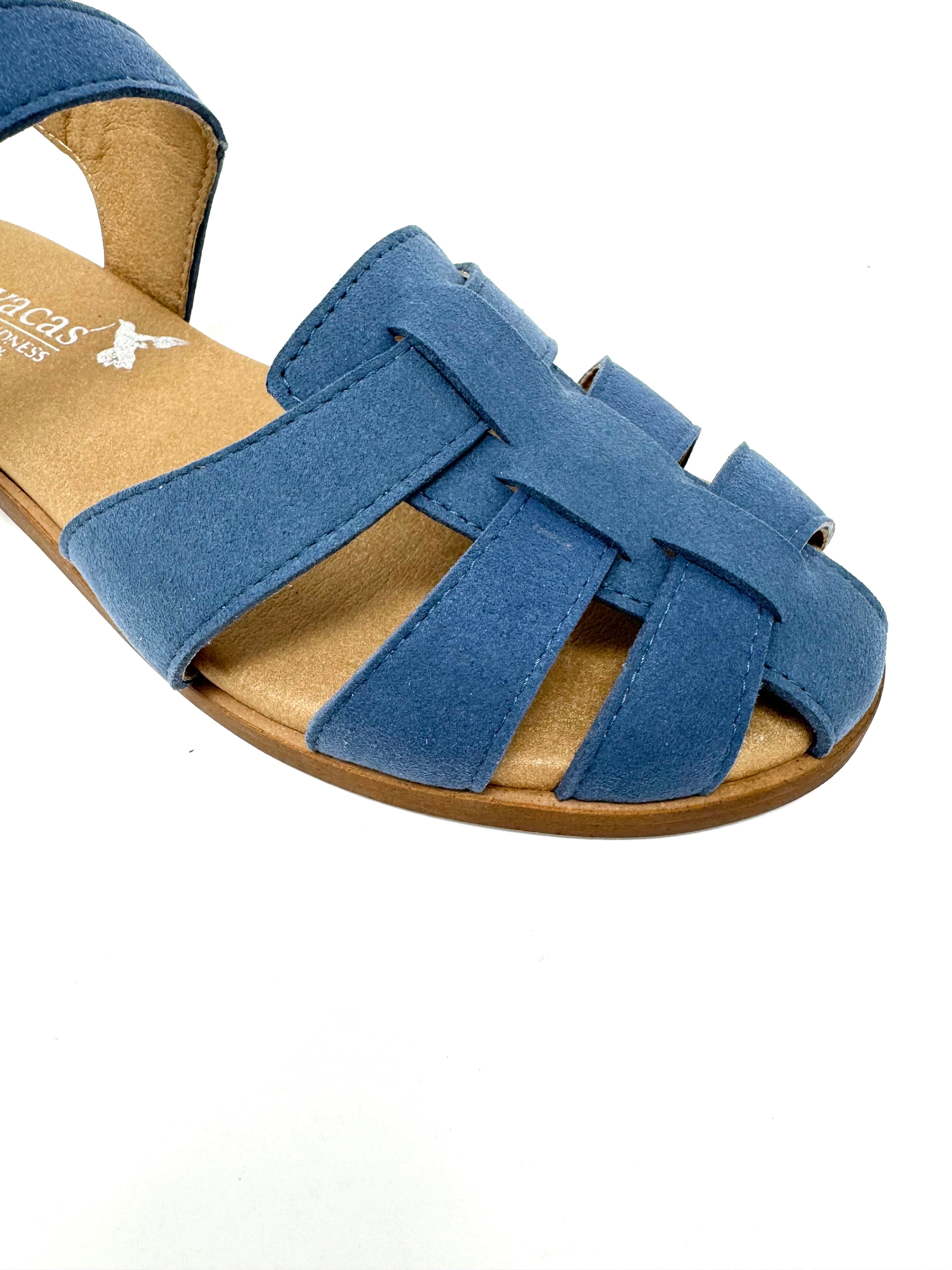 Frankie Sandal in Blue from Novacas