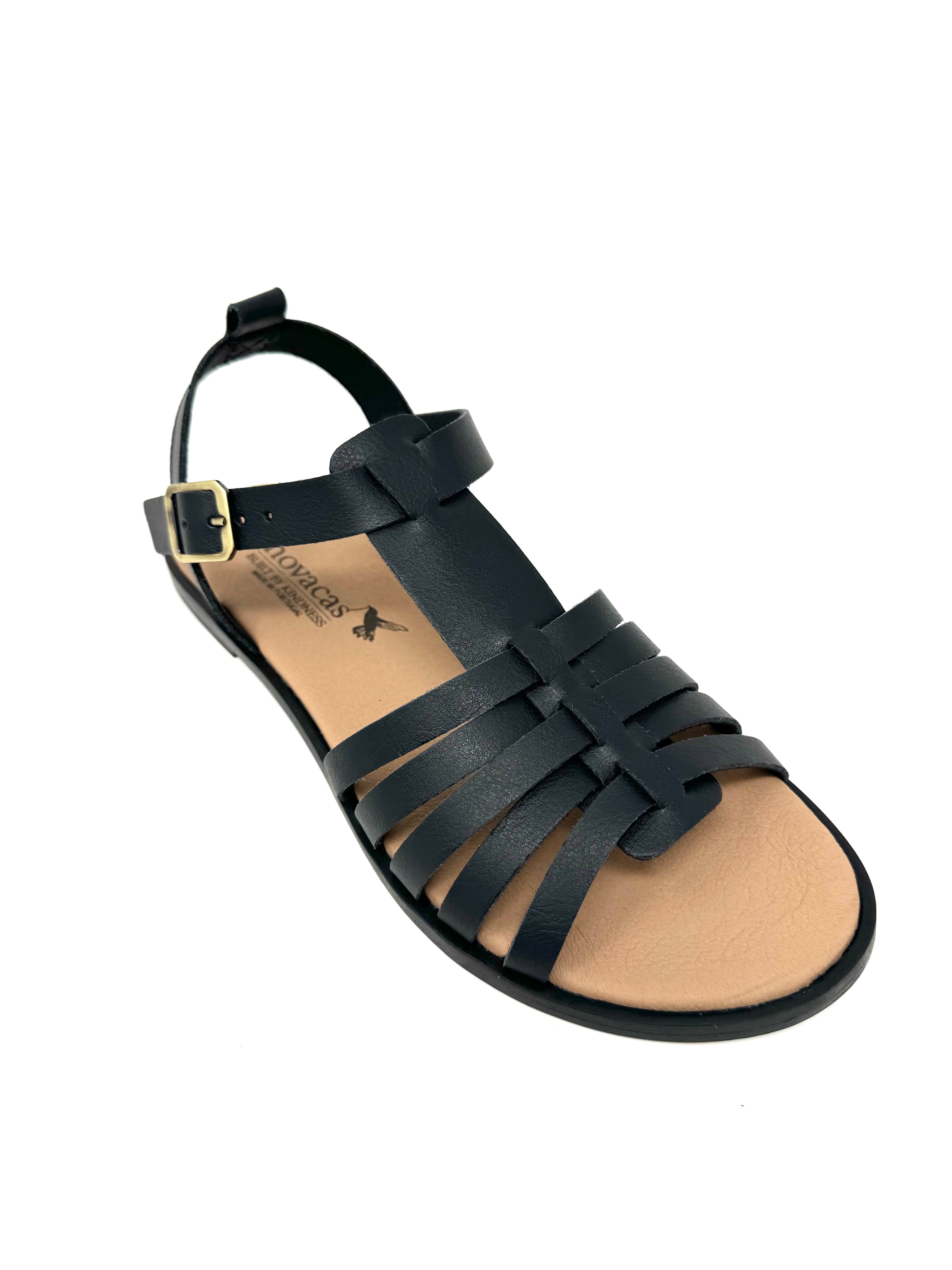 Alexandra Sandal in Black from Novacas