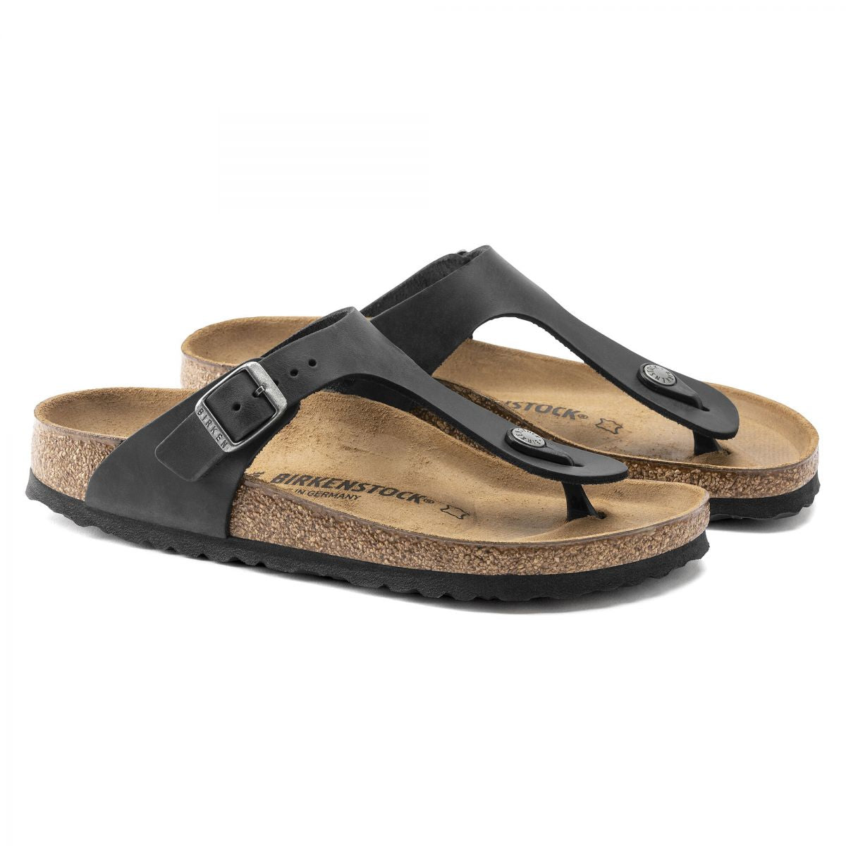 Birkenstock - Gizeh Oiled Leather Black 0845251