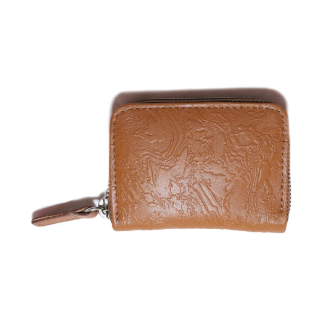 Arlo Embossed Wallet in Tan from Green Laces