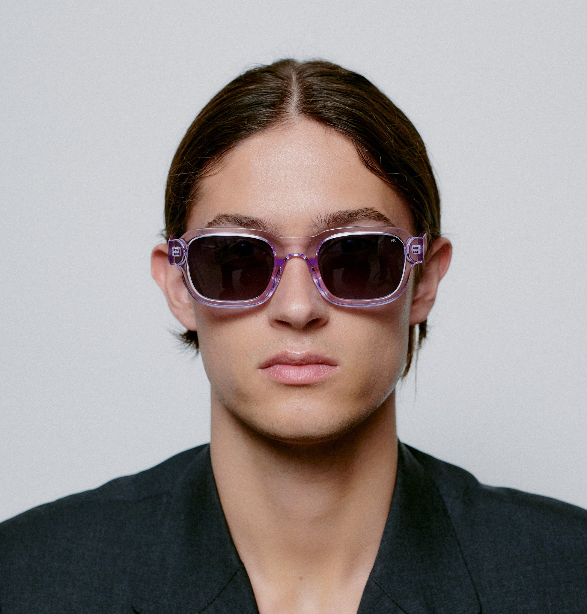 Halo Sunglasses in Lavender Transparent from A. Kjaerbede