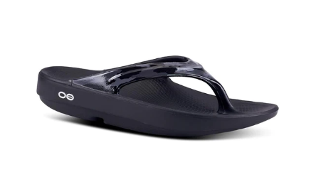 OOFOS OOLALA LIMITED SANDAL - BLACK JUNGLE CAMO