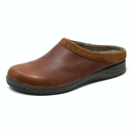 STEGMANN GRAZ SPORT CLOG - BROWN LEATHER - MEN'S