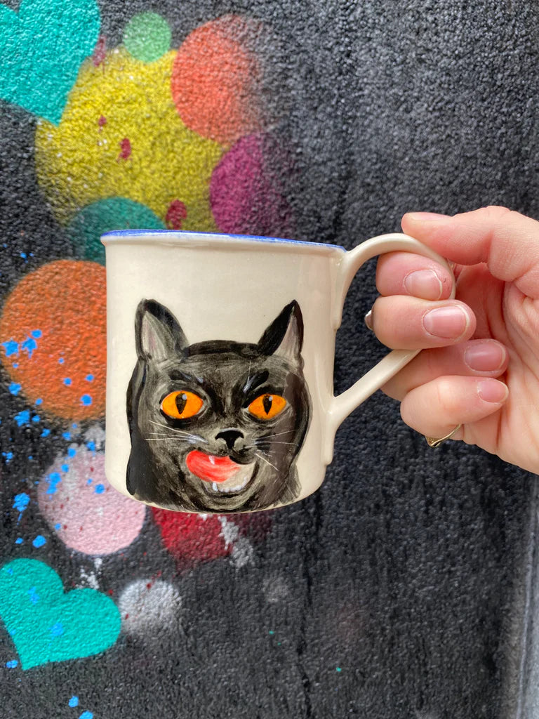 Custom Cat Mug from Auburn Clay Barn