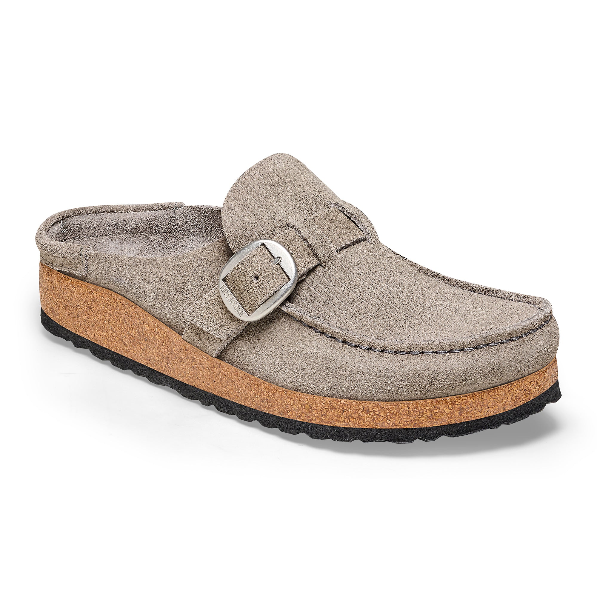 BIRKENSTOCK BUCKLEY SUEDE CORDUROY - STONE COIN