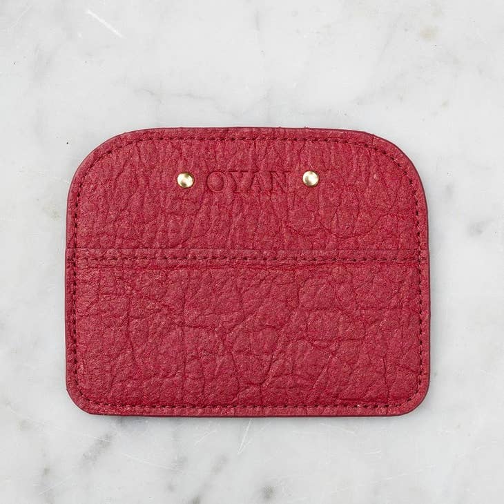 Piatex Cardholder in Mulberry from OYAN