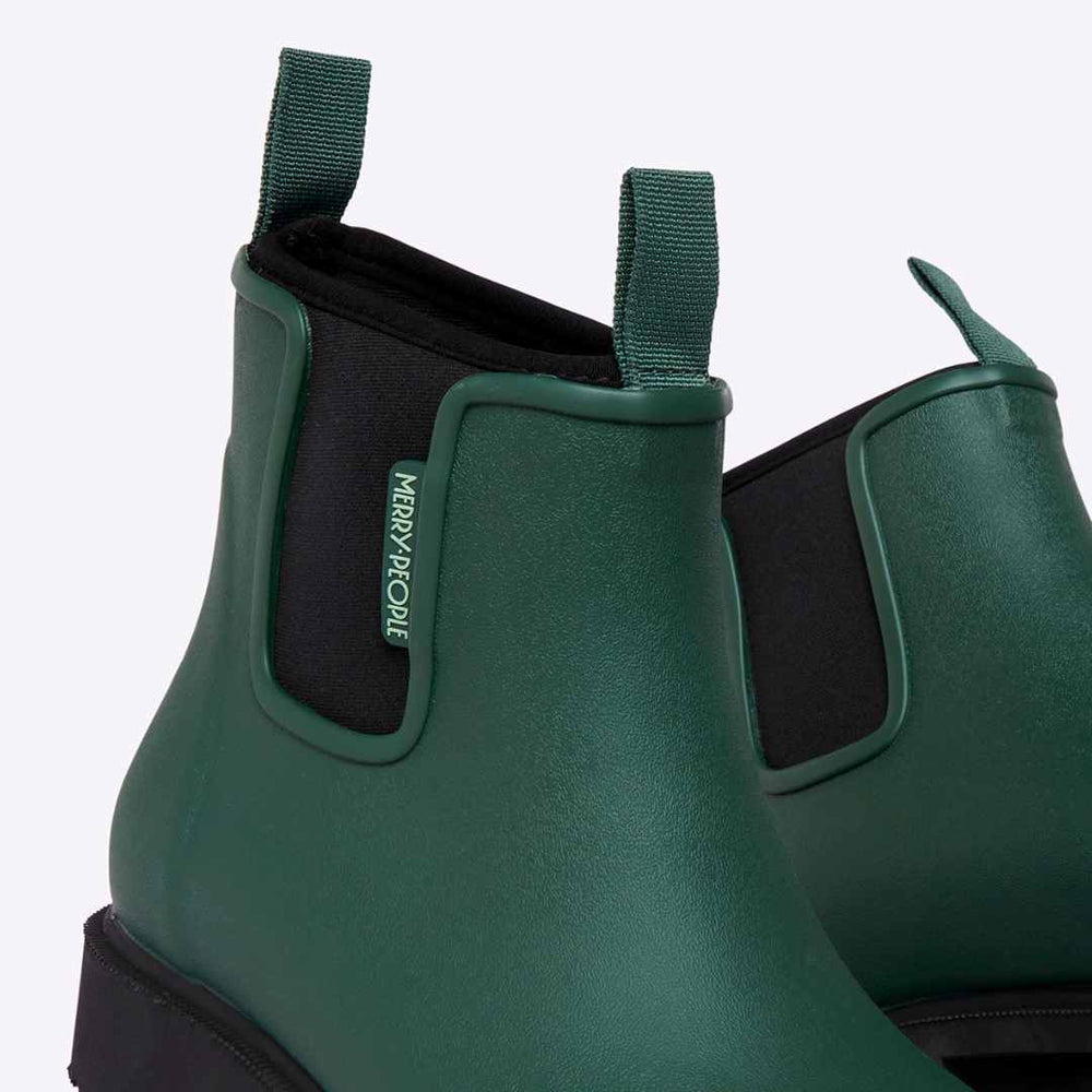 Bobbi Rain Boot in Alpine Green from Merry People