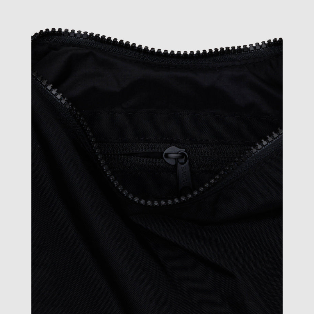 Small Nylon Crescent Bag in Black from BAGGU