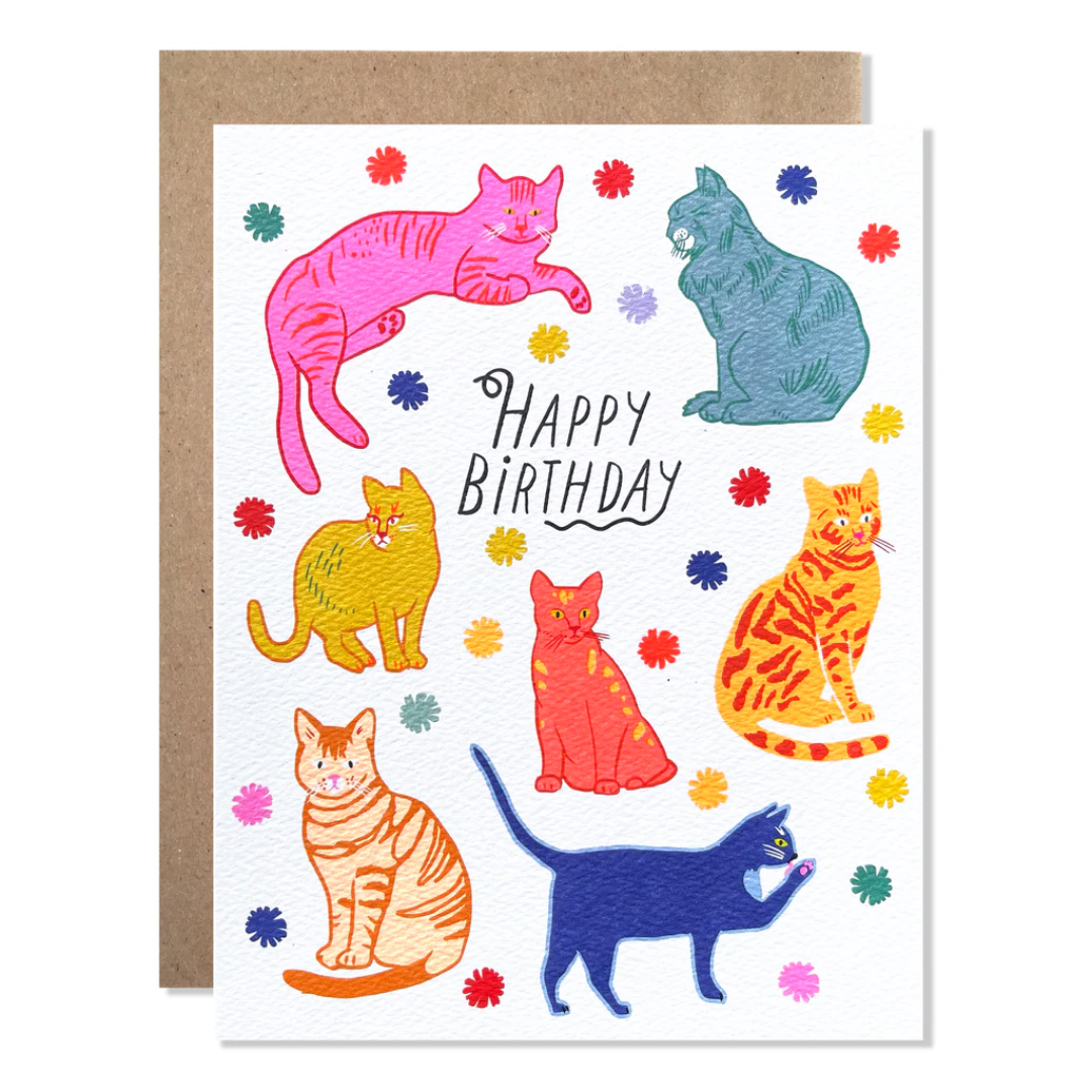 Birthday Cats Card from Hartland Cards