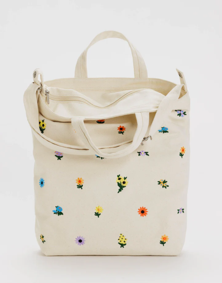 Duck Bag in Embroidered Ditsy Floral from BAGGU