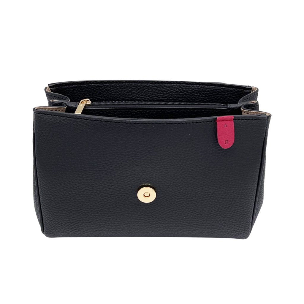 Eloise Soft Satchel in Black from Angela Roi