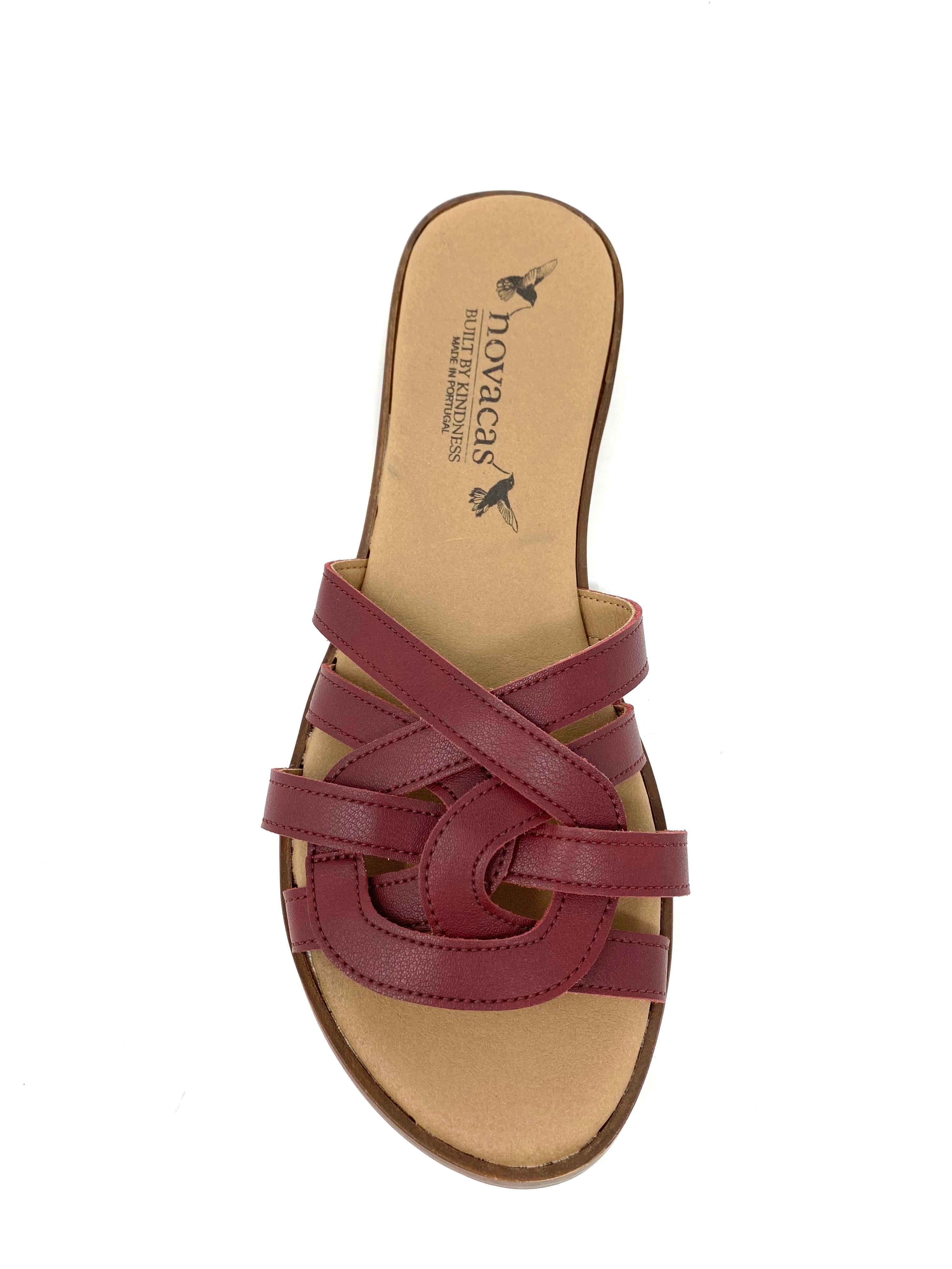 Clarissa Slide in Bordeaux from Novacas