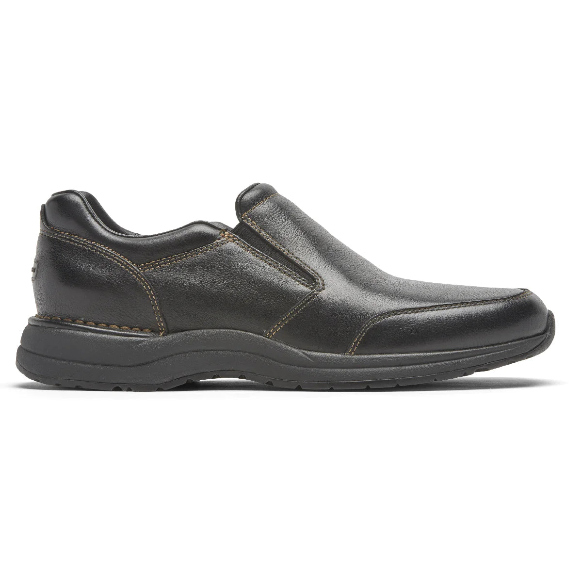 ROCKPORT MEN'S EDGE HILL 2 DOUBLE GORE SLIP-ON - BLACK