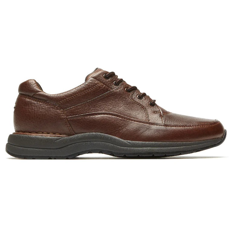 ROCKPORT MEN'S EDGE HILL 2 LACE-TO-TOE - BROWN