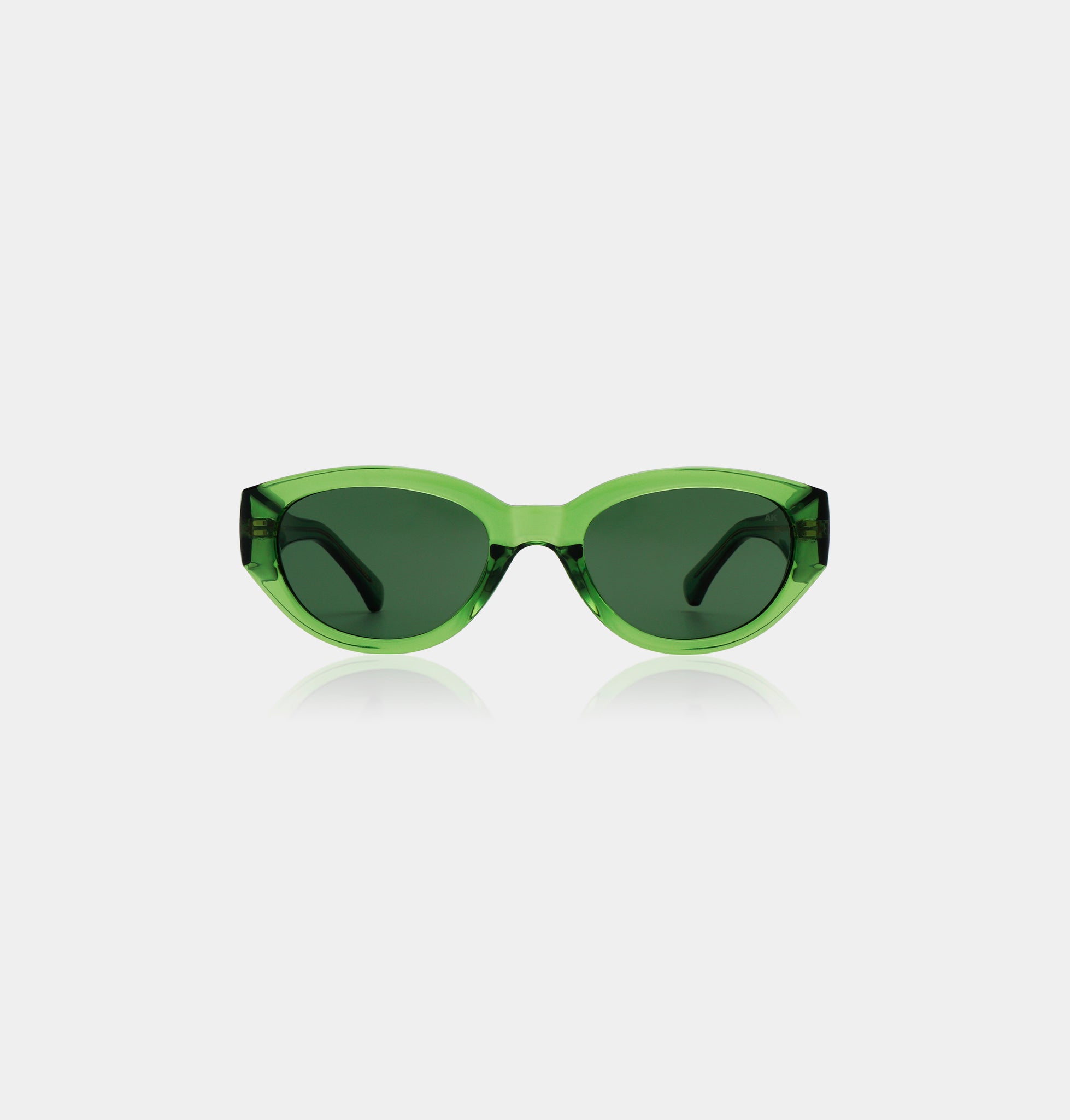 Winnie Sunglasses in Light Olive Transparent from A. Kjaerbede