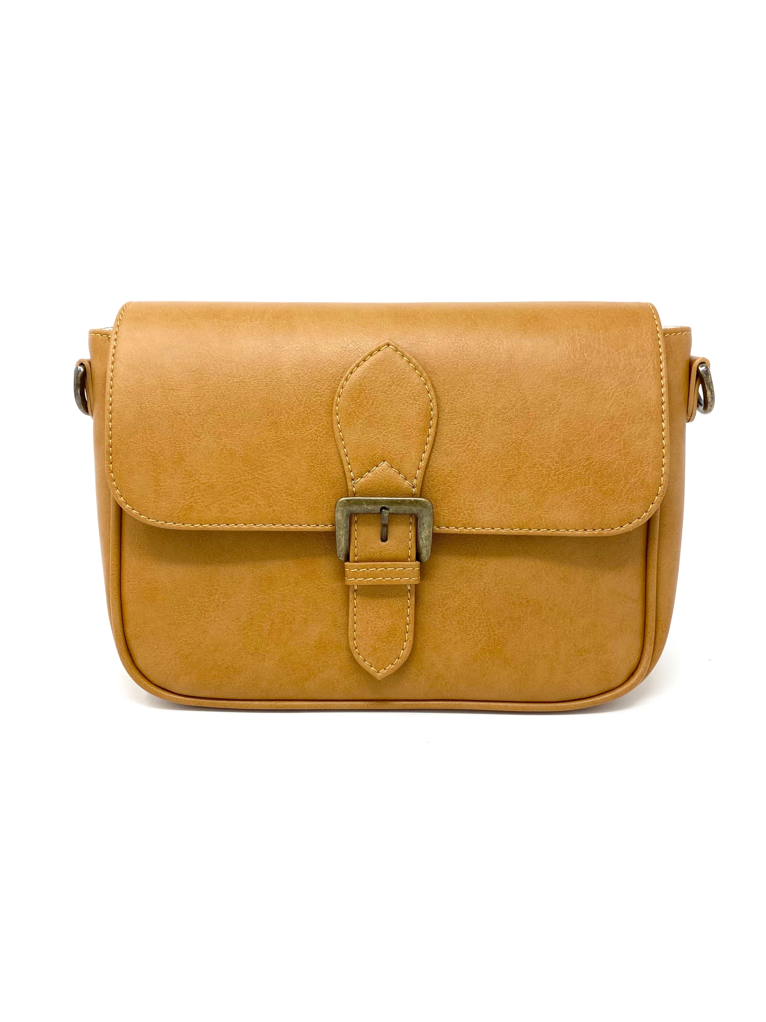 Juliana Saddle Bag in Camel from Novacas