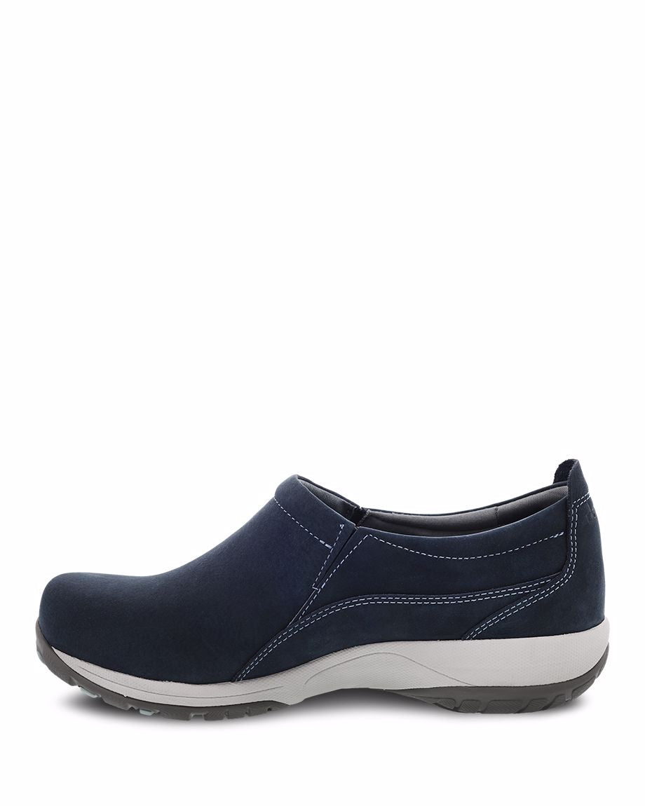 DANSKO PATTI SLIP-ON - NAVY MILLED NUBUCK