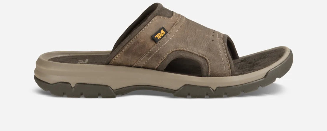 TEVA MEN'S LANGDON SLIDE - WALNUT