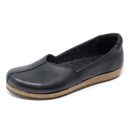 STEGMANN LIESEL SKIMMER - BLACK LEATHER - WOMEN'S