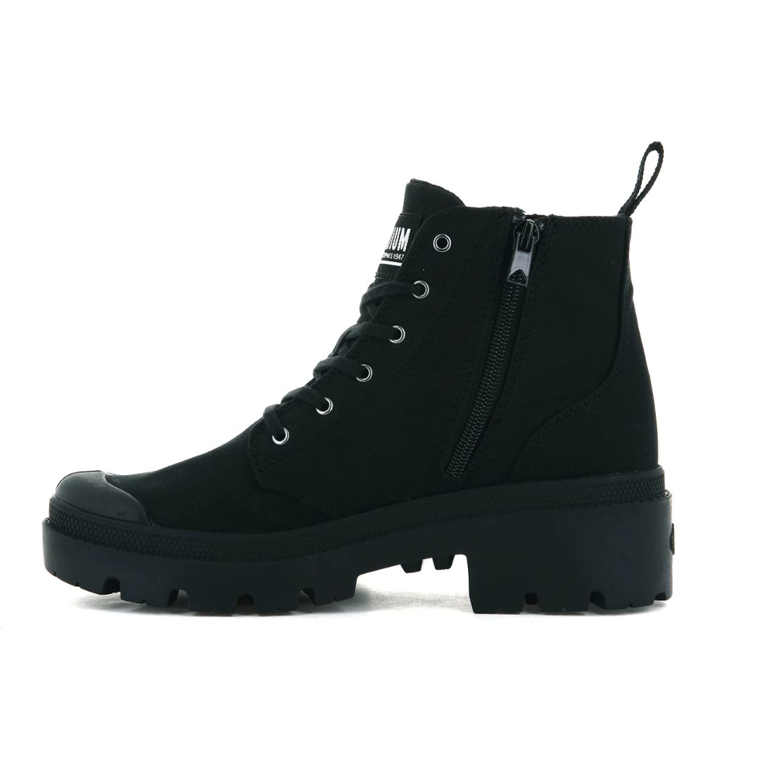 Pallabase Twill Boot in Black from Palladium