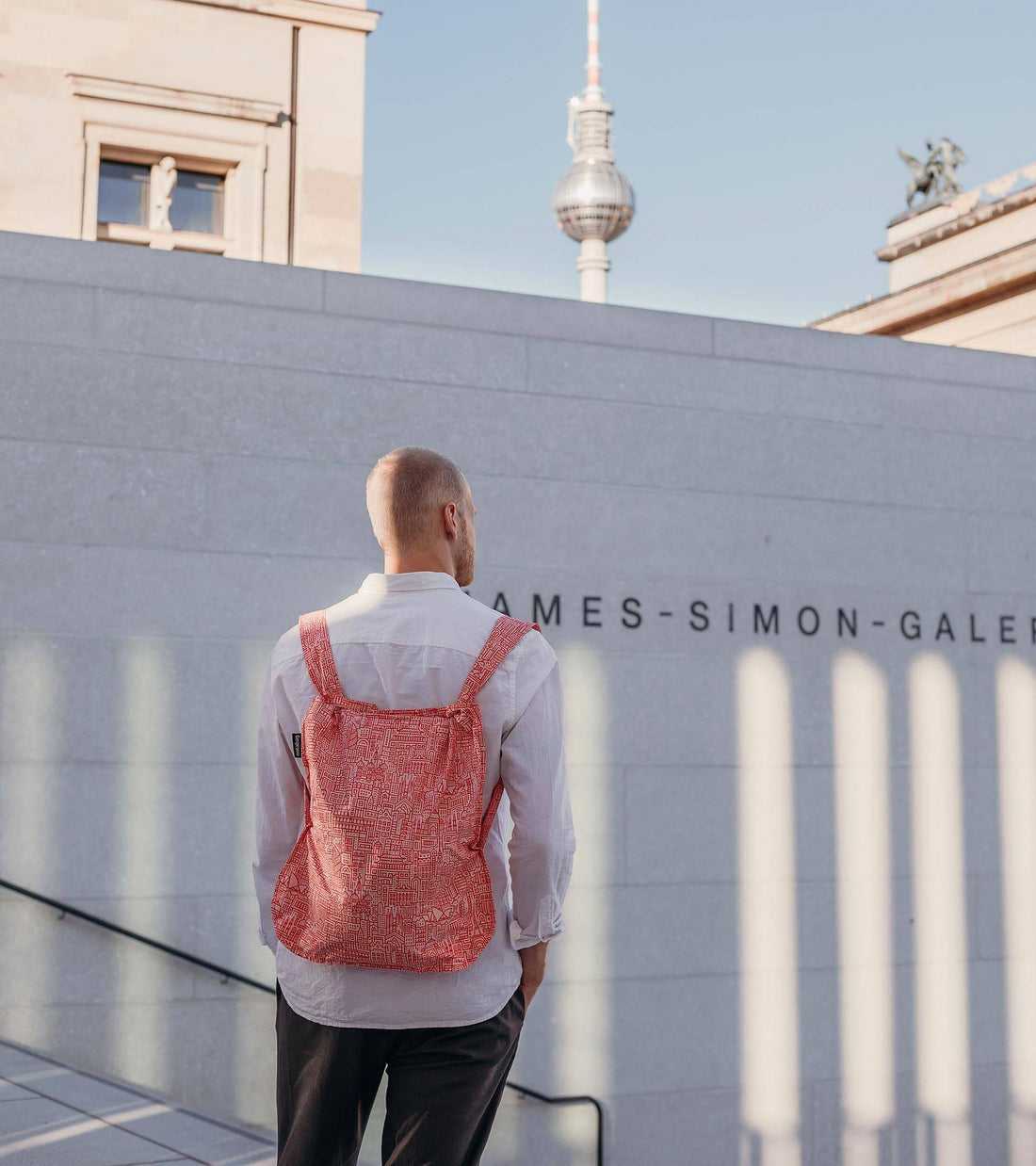 Reusable Tote in City Red from Notabag