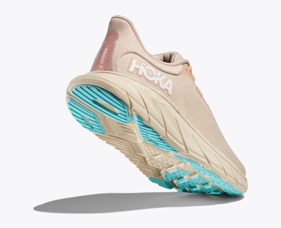 HOKA WOMENS ARAHI 7 - VANILLA CREAM