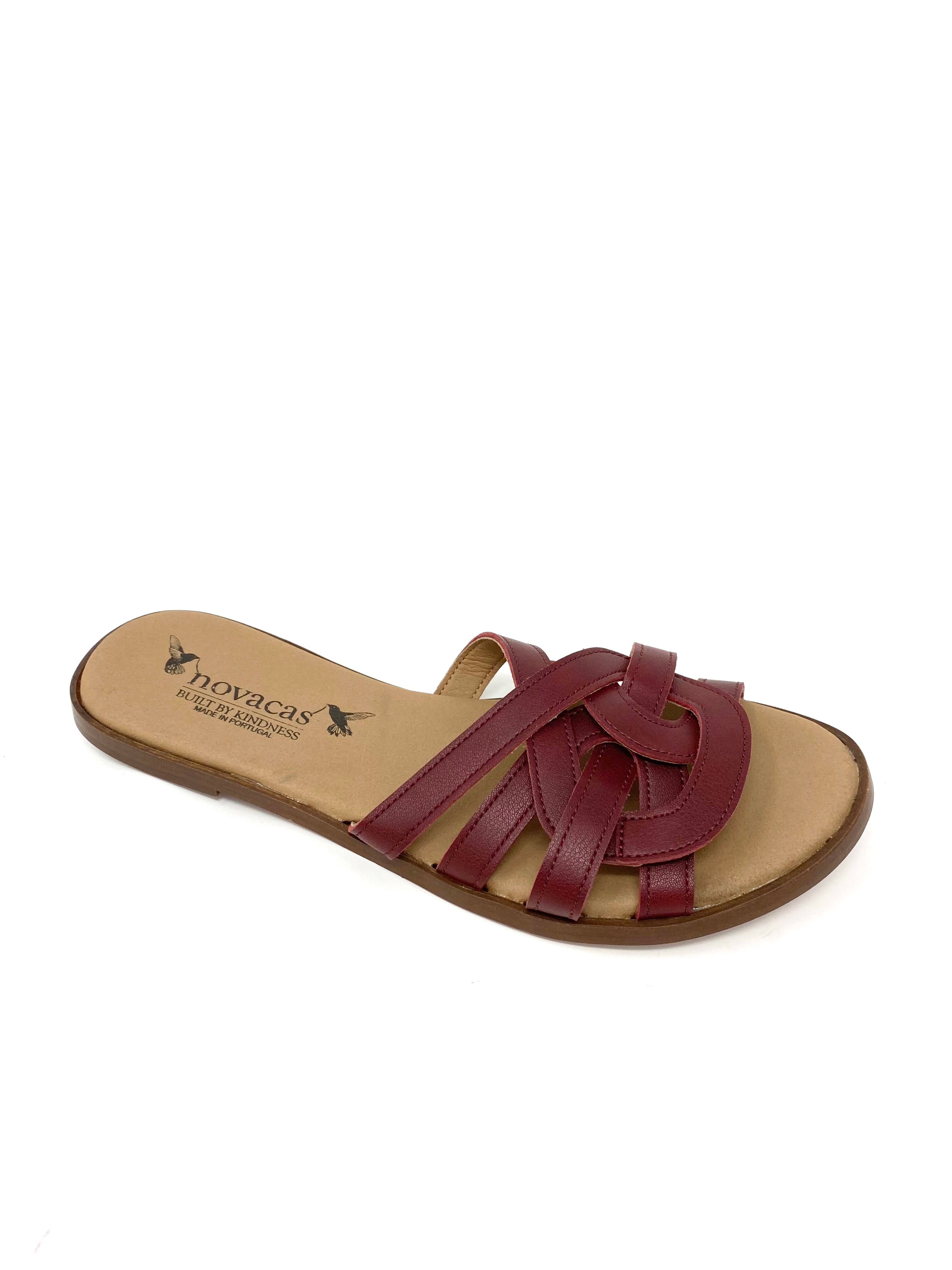 Clarissa Slide in Bordeaux from Novacas