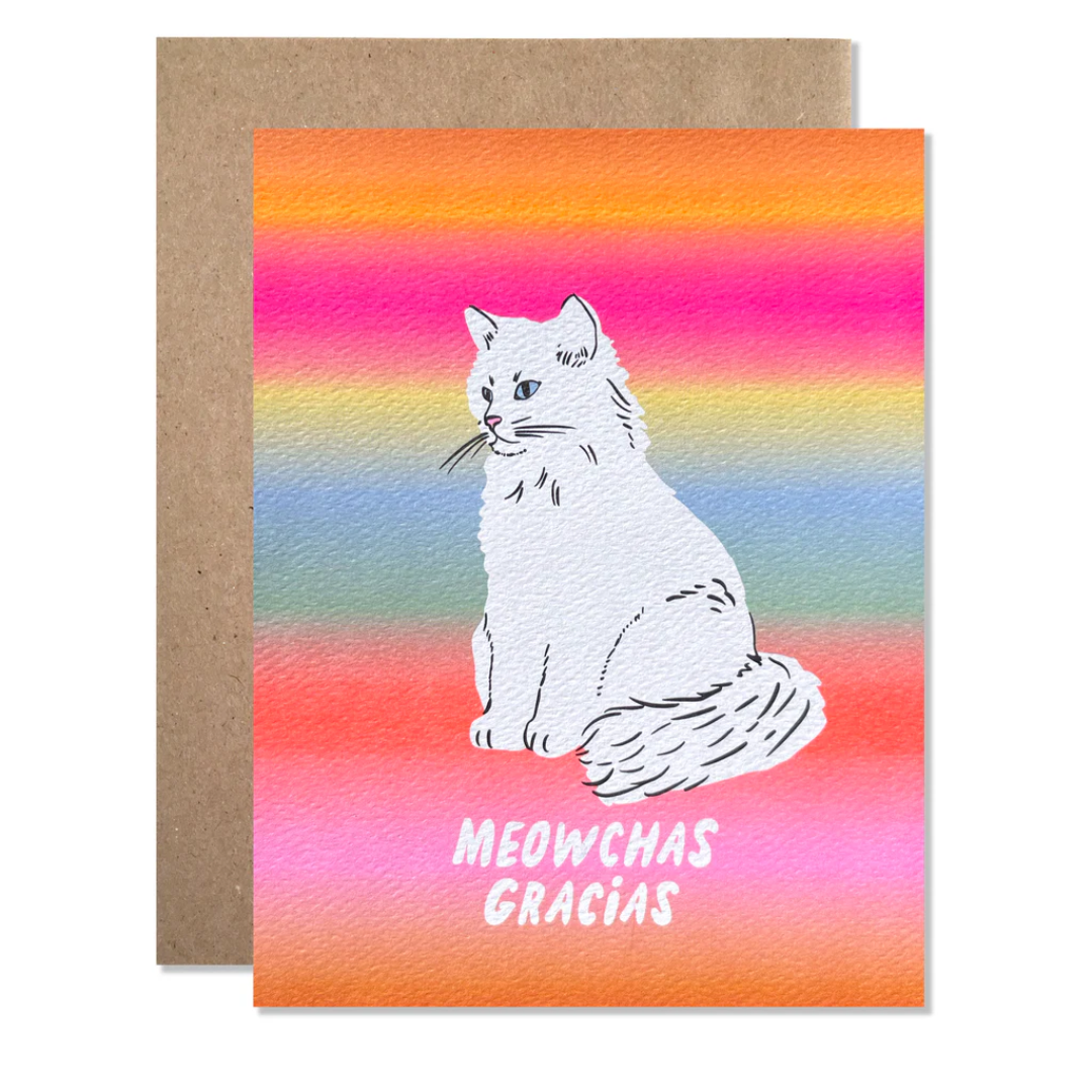 Meowchas Gracias Card from Hartland Cards