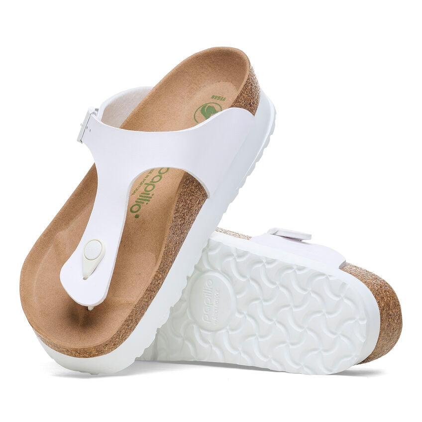 BIRKENSTOCK PLATFORM GIZEH WHITE