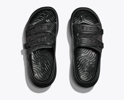 HOKA ORA LUXE SLIDE  - BLACK