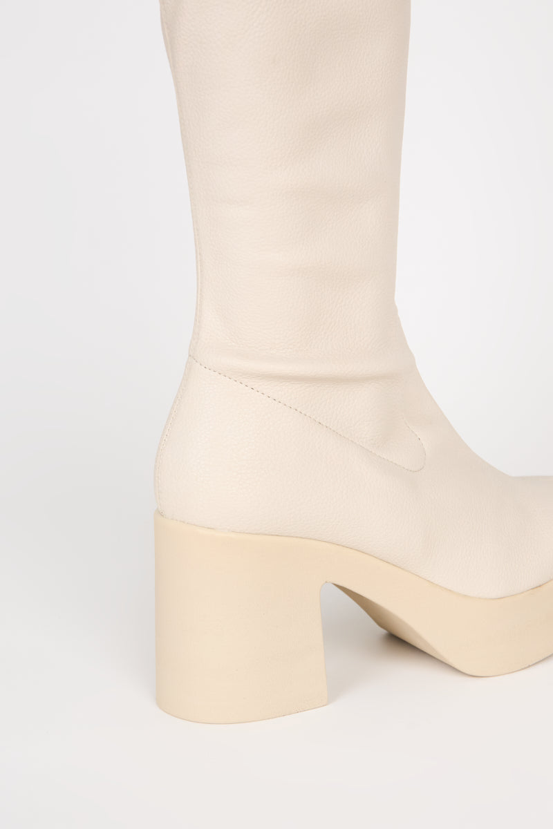 Marz Boot in Cream from Intentionally Blank