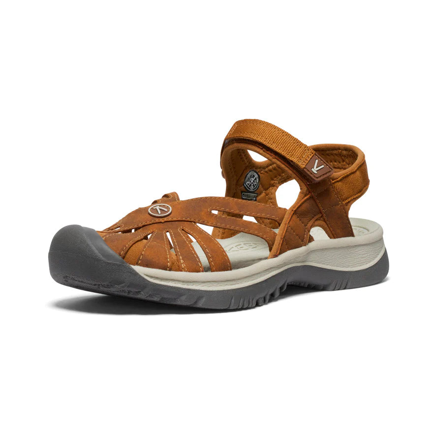 KEEN WOMENS ROSE SANDAL ROAST PECAN / BIRCH