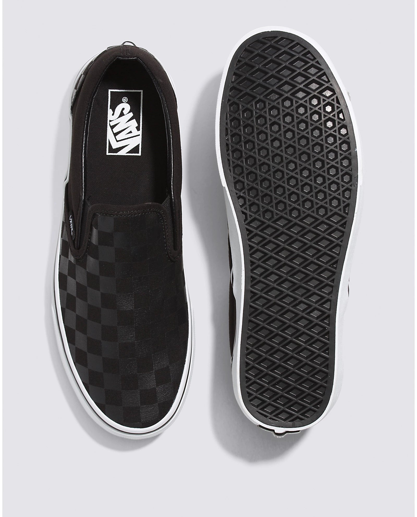 Vans - Classic Checkerboard Slip-on Black/Black