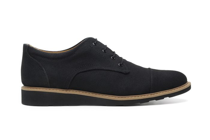 Victor Oxford in Black Canvas from Ahimsa (Wide Width)