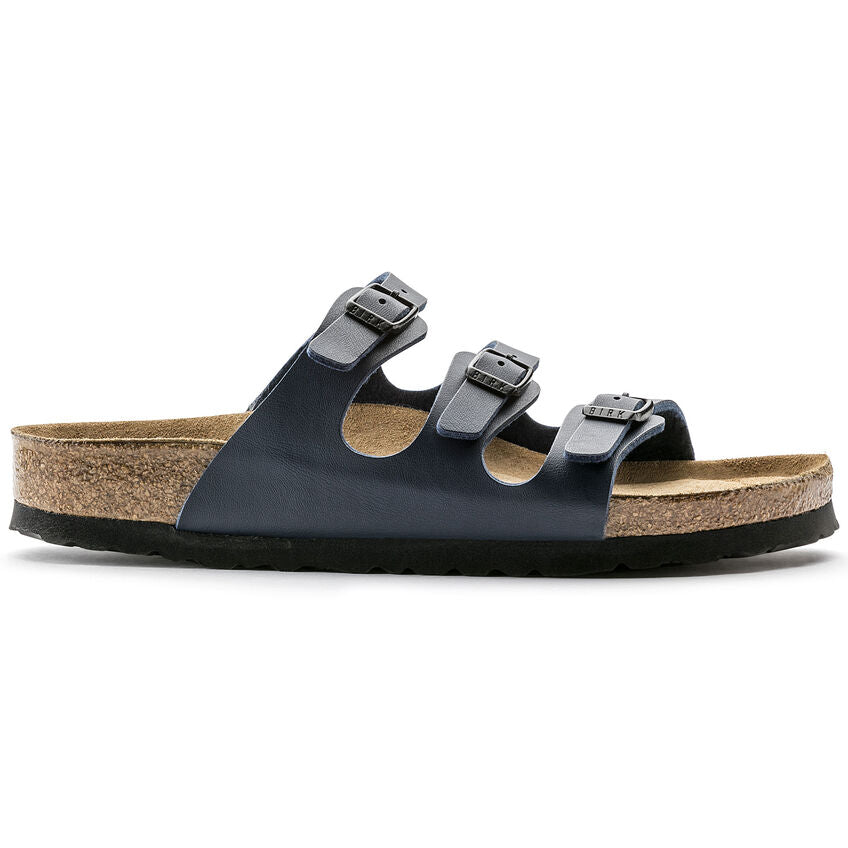 BIRKENSTOCK FLORIDA SOFT FOOTBED - BLACK OILED LEATHER