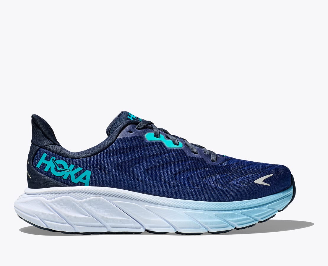 HOKA MENS ARAHI 6 - OUTERSPACE / BELLWEATHER BLUE