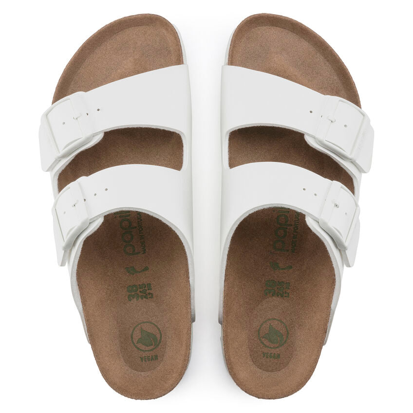 BIRKENSTOCK ARIZONA PLATFORM WHITE