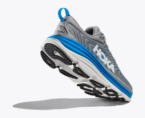 HOKA MENS GAVIOTA 5 - LIMESTONE / DIVA BLUE