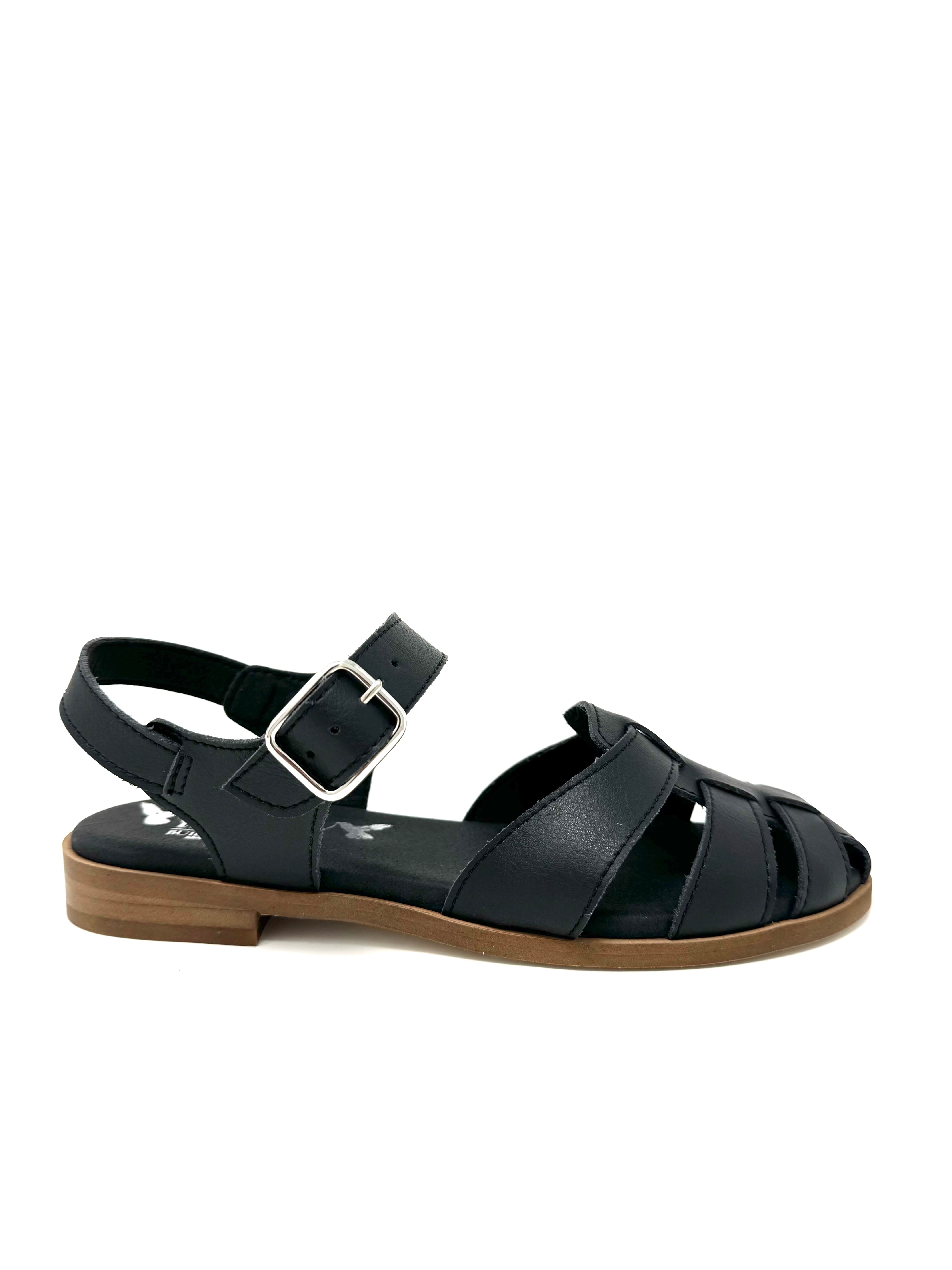 Frankie Sandal in Black from Novacas